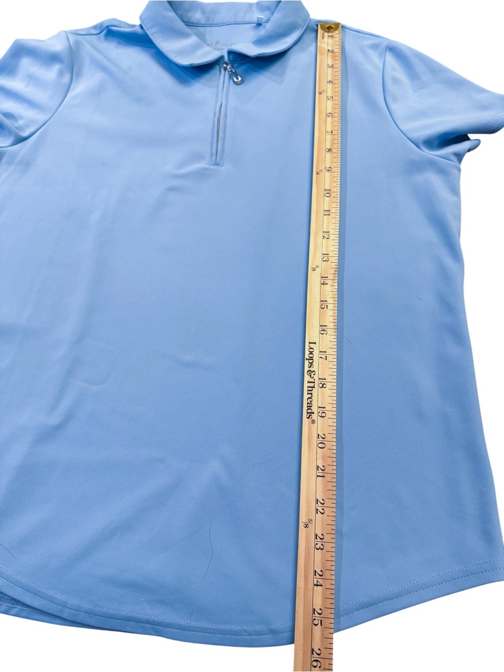 Women’s Sport Haley Courte Short Sleeve Golf Polo 

Color: Atlantic

🚭   🚫 Pets - Picture 7 of 8
